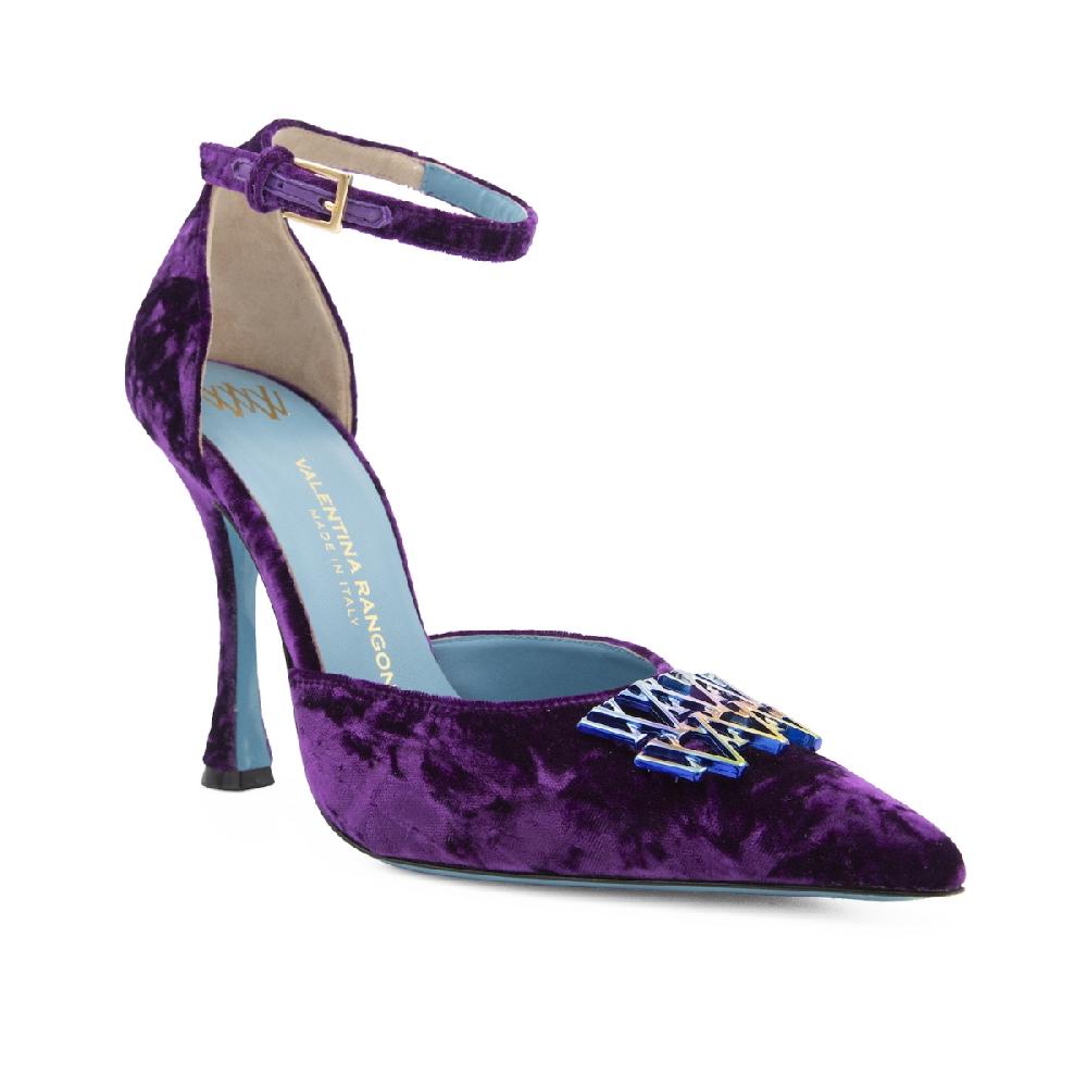 Amalfi By Rangoni Décolleté Sunrise In Velluto Viola