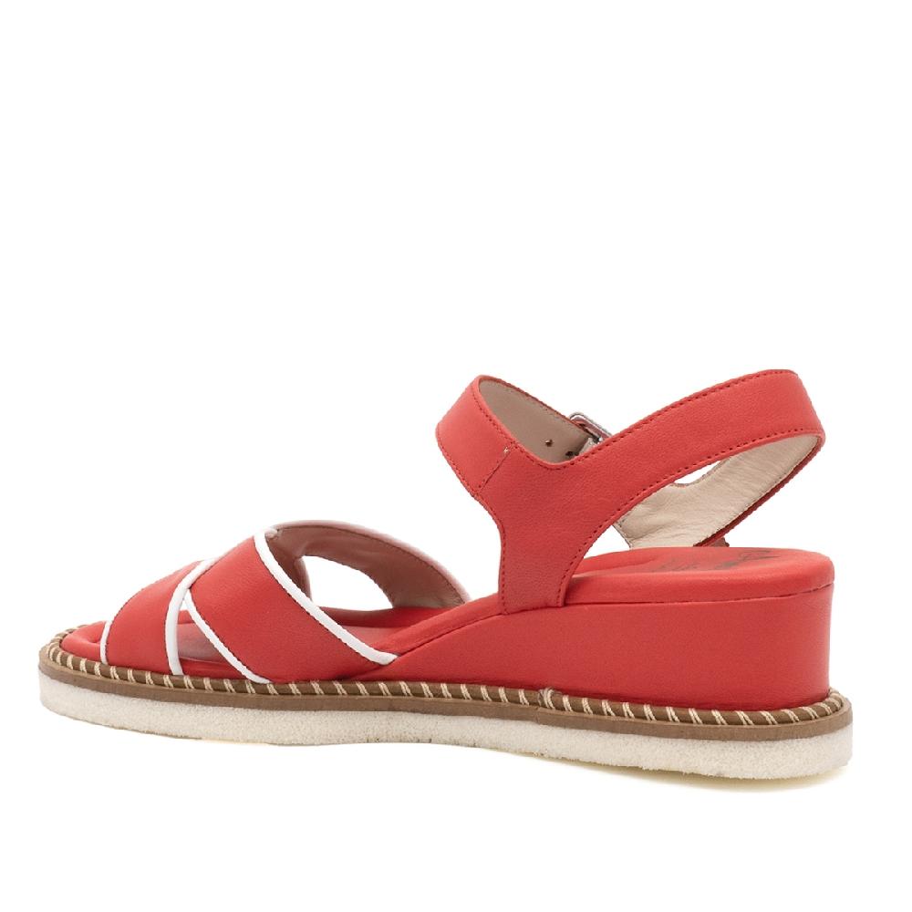 Amalfi By Rangoni Sandalo Espadrille Montecarlo Corallo