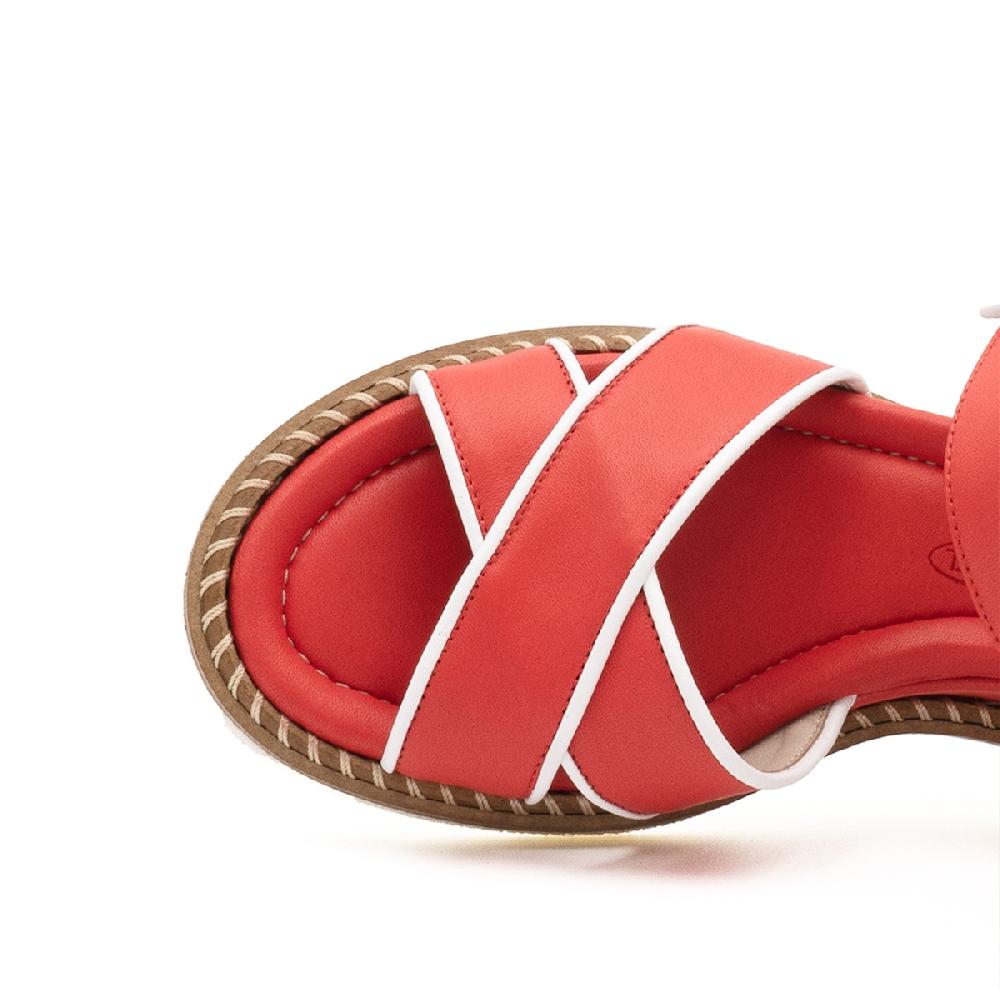 Amalfi By Rangoni Sandalo Espadrille Montecarlo Corallo