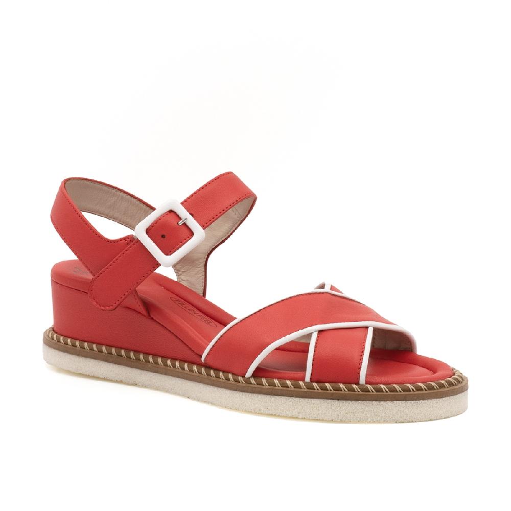 Amalfi by rangoni Sandalo espadrille Montecarlo corallo