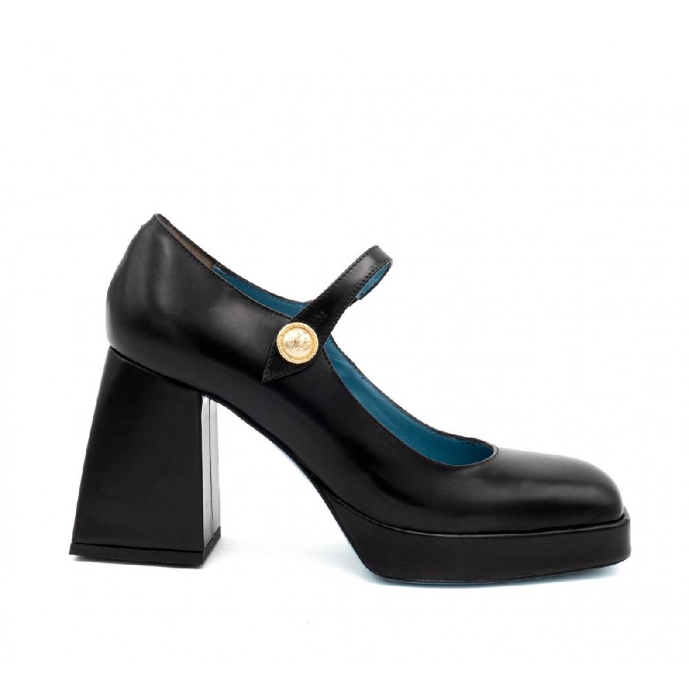 Amalfi by rangoni Scarpe maryjane plateau Piuma nere