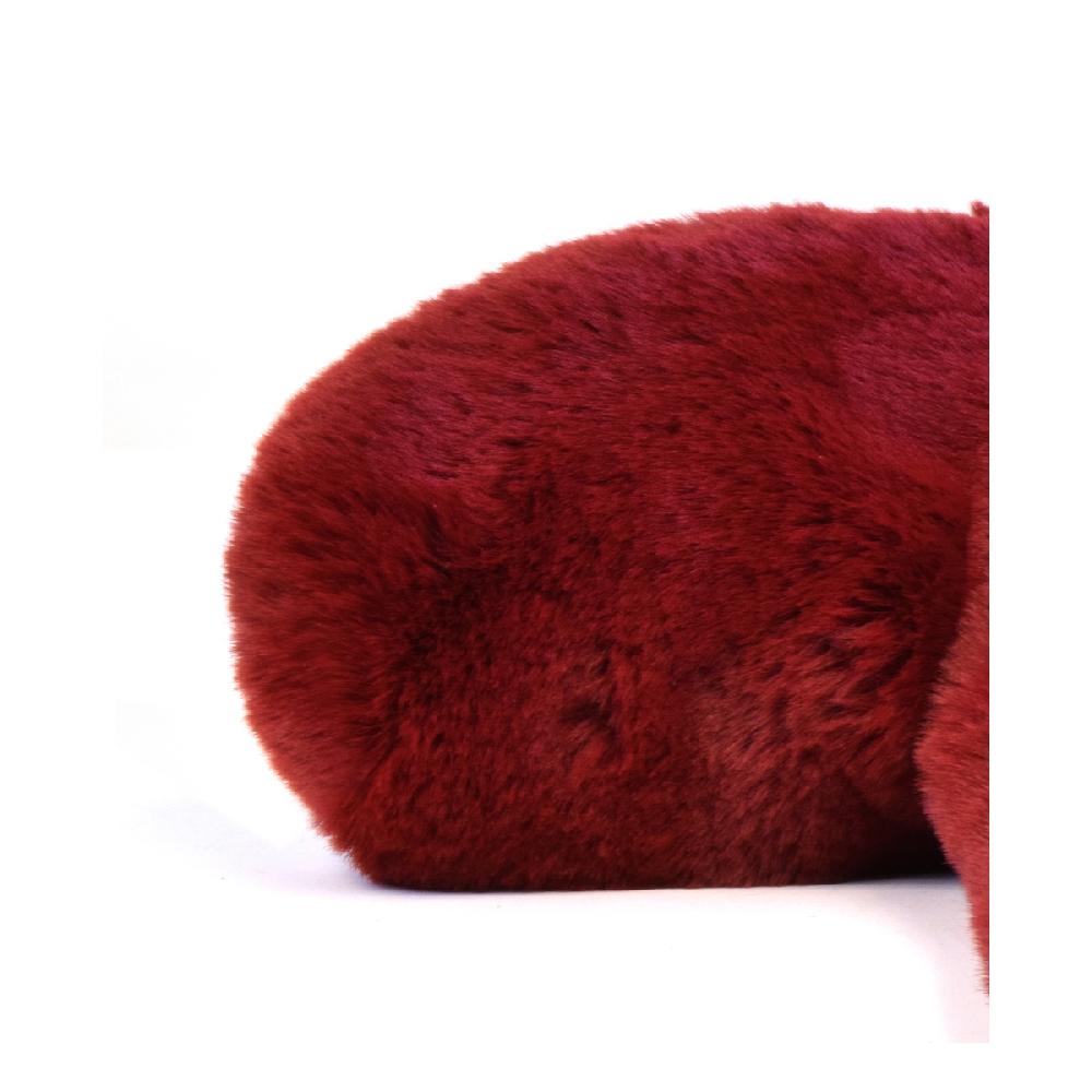 Amalfi By Rangoni Stivaletto Da Casa Fluffity Rosso