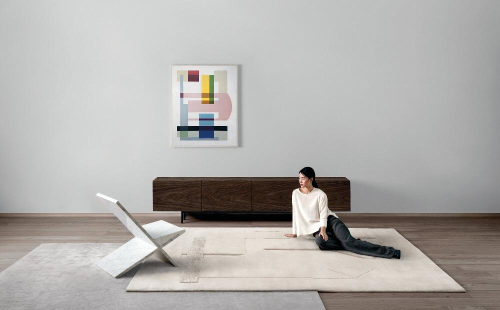 Amini Tappeto di Design Composizione 74