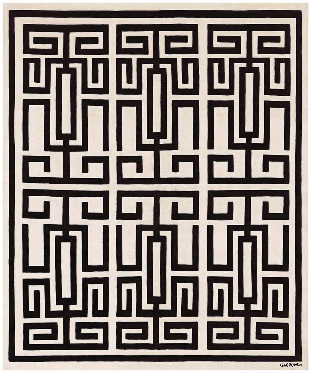 Amini Tappeto di Design Labirinto