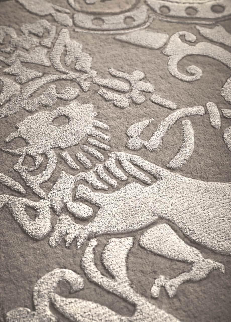 Amini Tappeto Di Design Leoni Rampanti