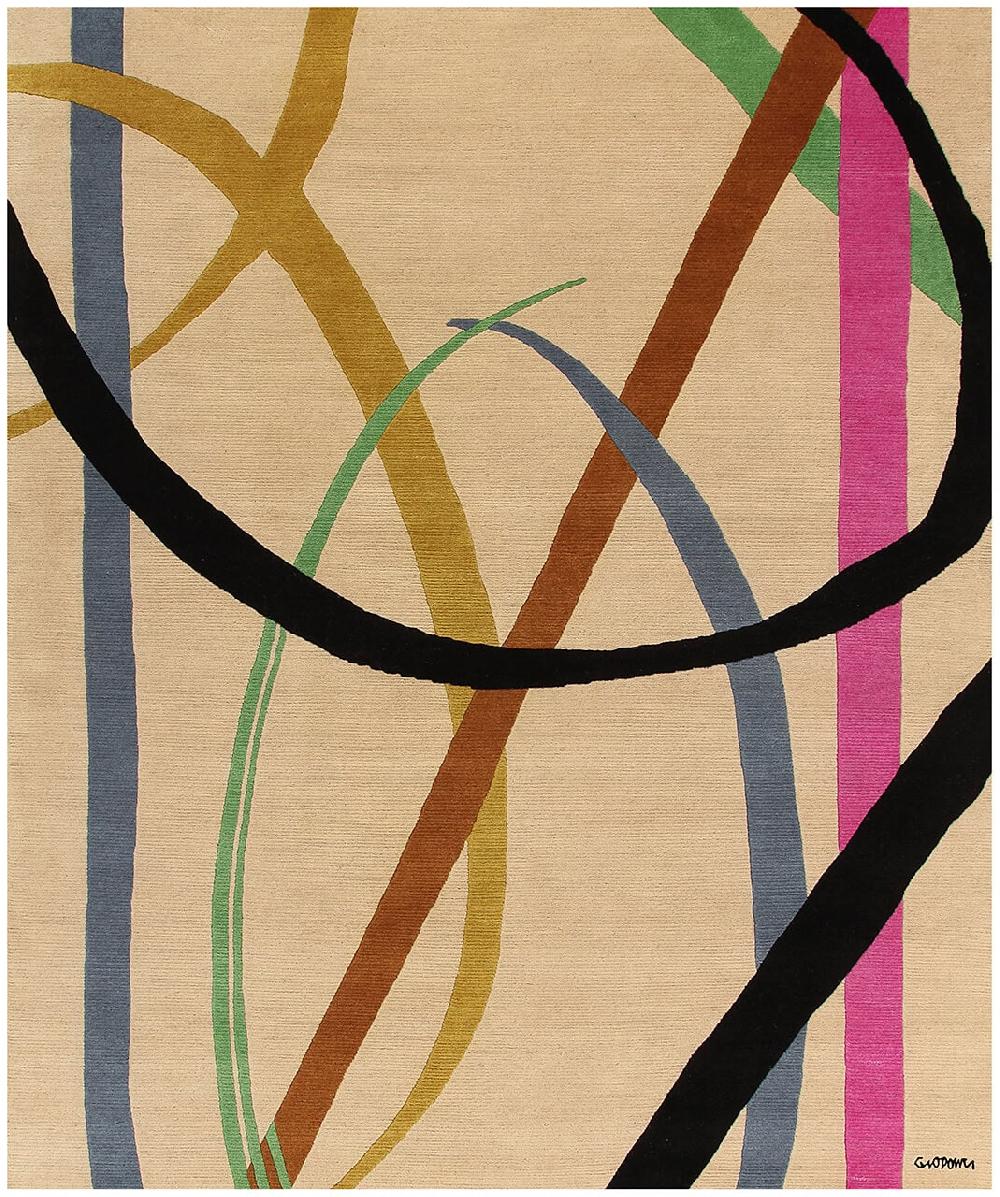 Amini Tappeto di Design Lettera Disegnata