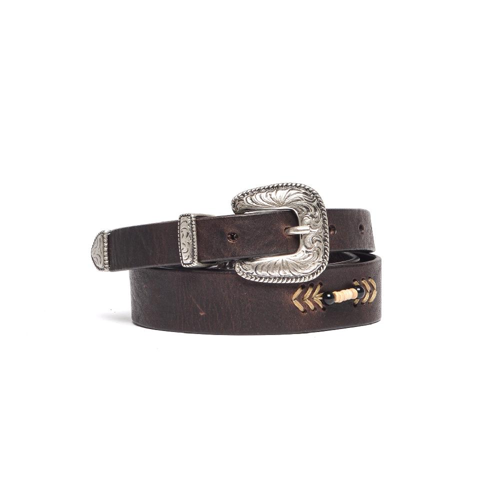 D'AMICO Cintura ANDREW Cuoio Vintage + Decorazione a mano