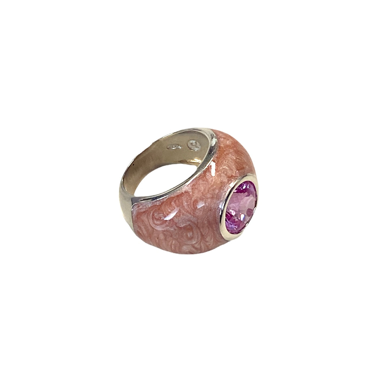 D'AMICO Anello Perlato Rosa