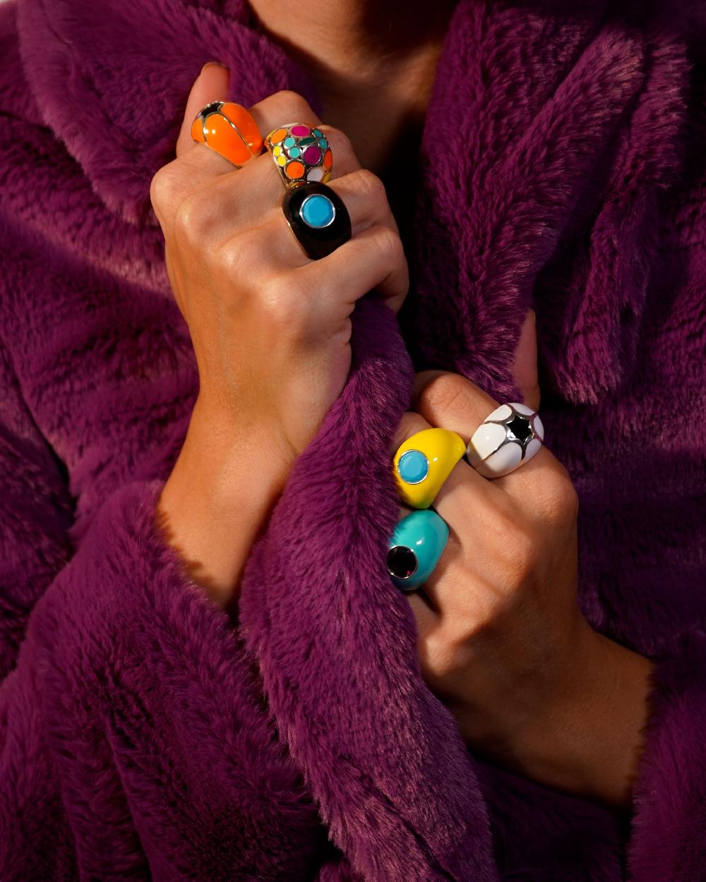 D'AMICO Anello Perlato Rosa