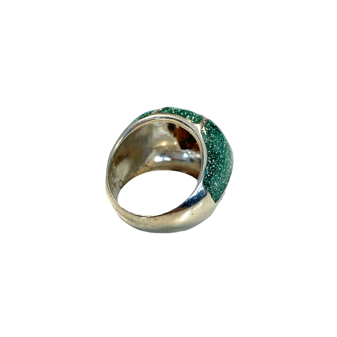 D'AMICO Anello Stella Glitter Green