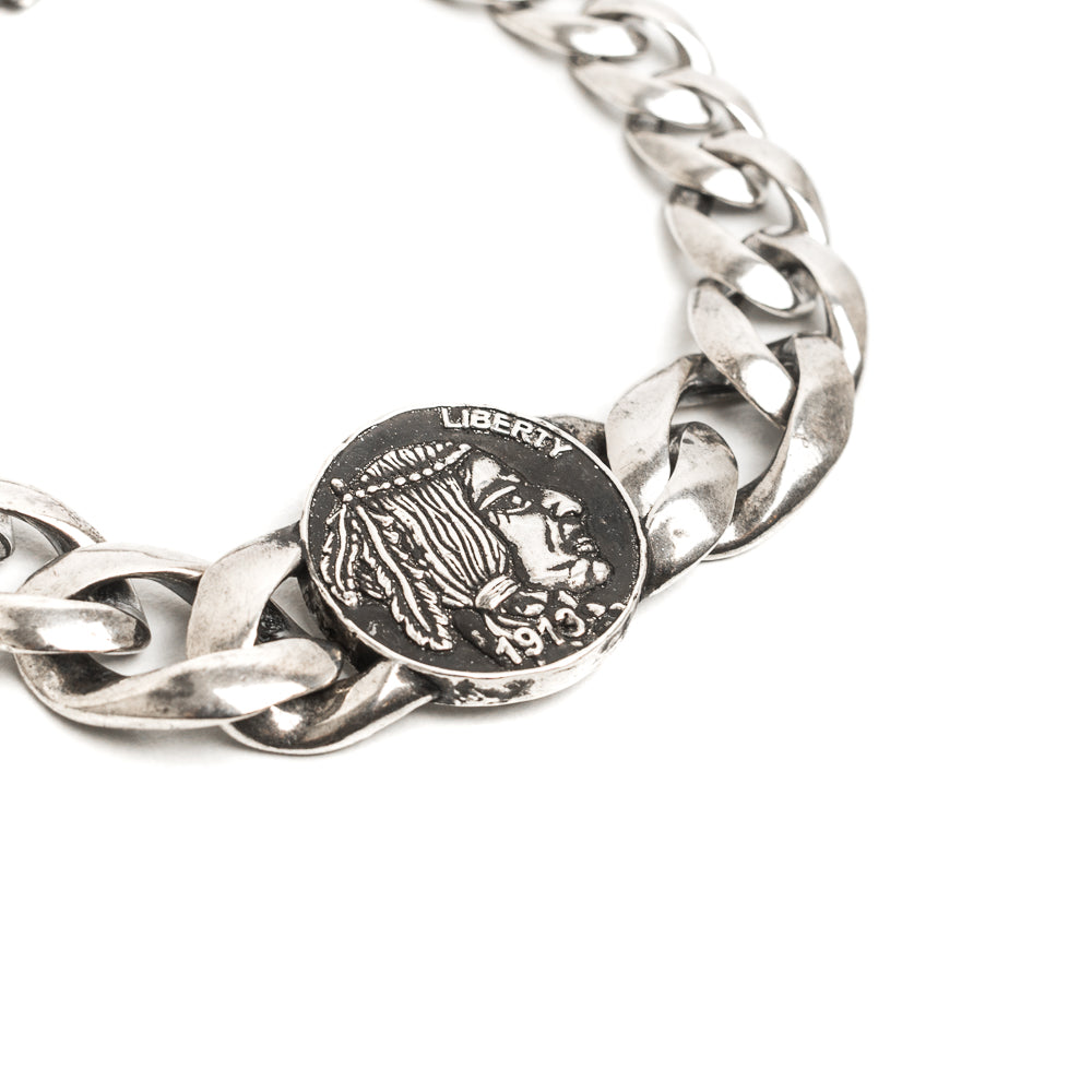 D'AMICO Bracciale Catena Degradè + Indiano