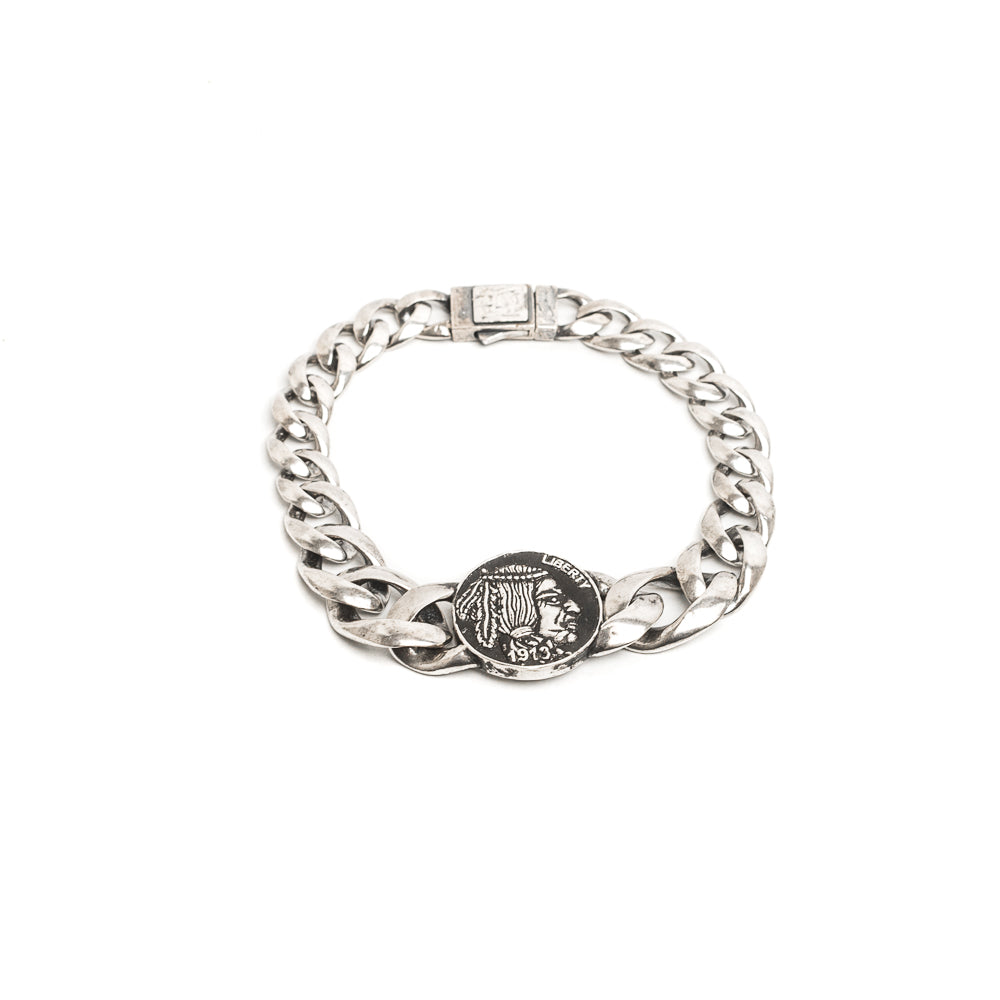 D'AMICO Bracciale Catena Degradè + Indiano