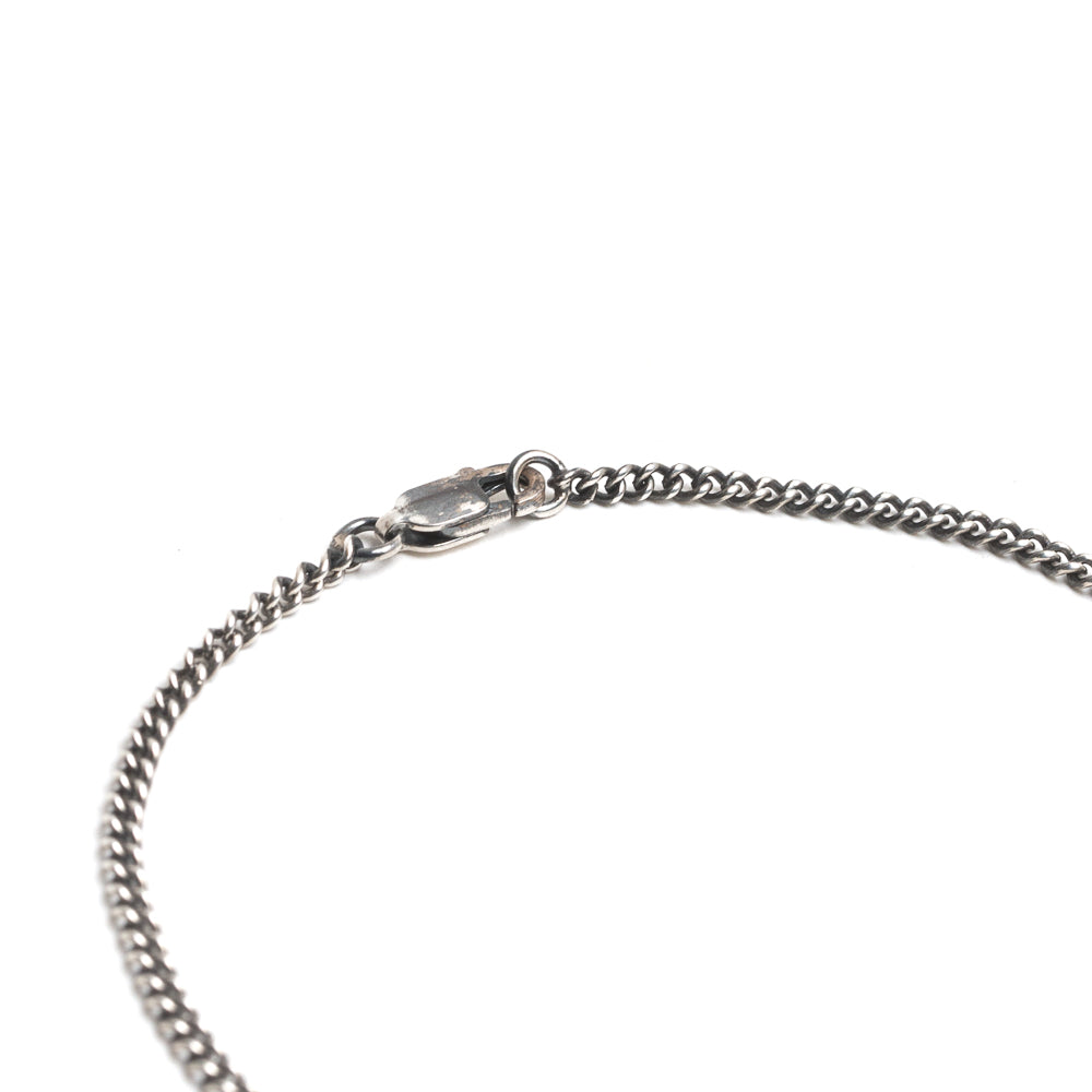 D'AMICO Bracciale Catenina + Croce Smaltata Turchese