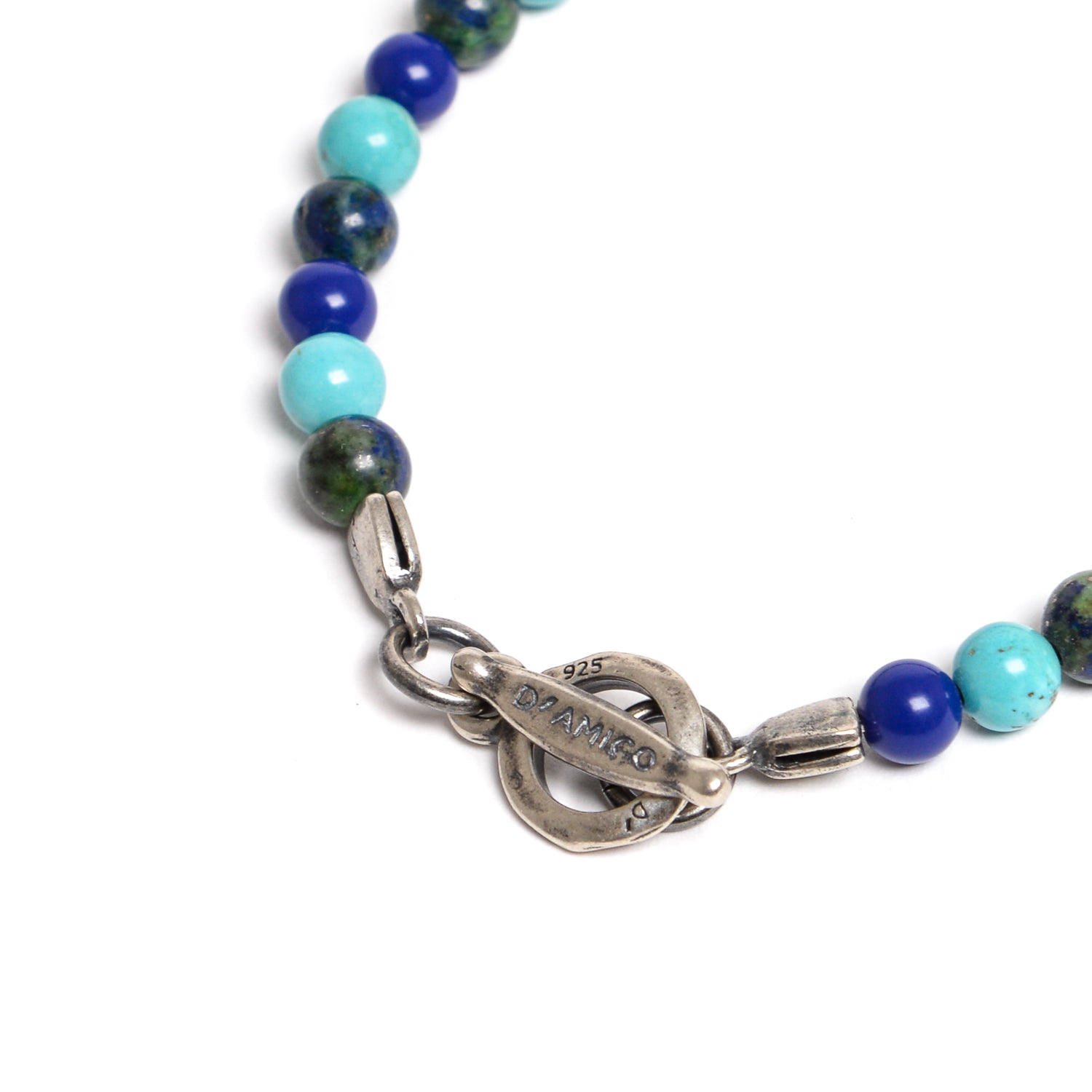 D'AMICO Bracciale Catenina Lapis + Palline Nodo