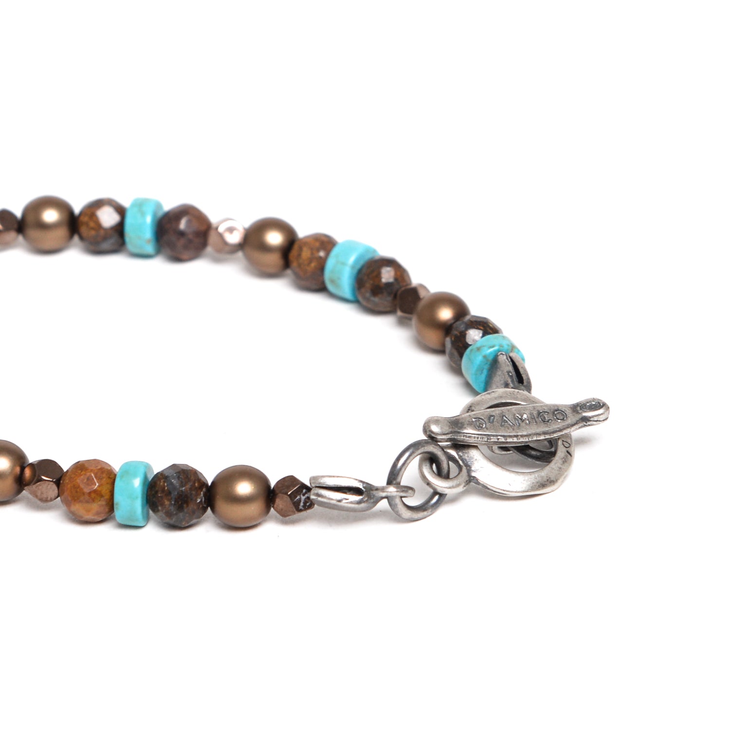 D'AMICO Bracciale Fusion Turchese