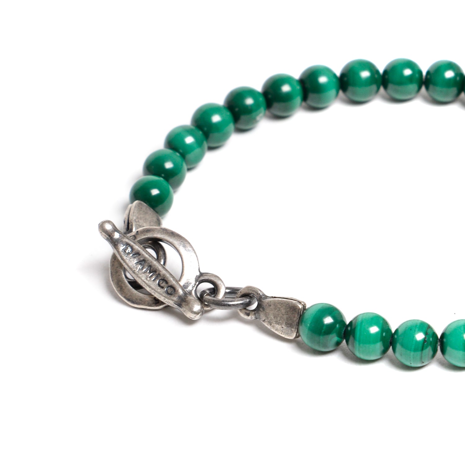 D'AMICO Bracciale Malachite E Argento