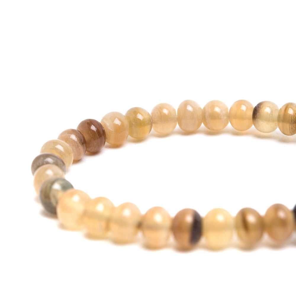 D'AMICO Bracciale Perle Corno Biondo