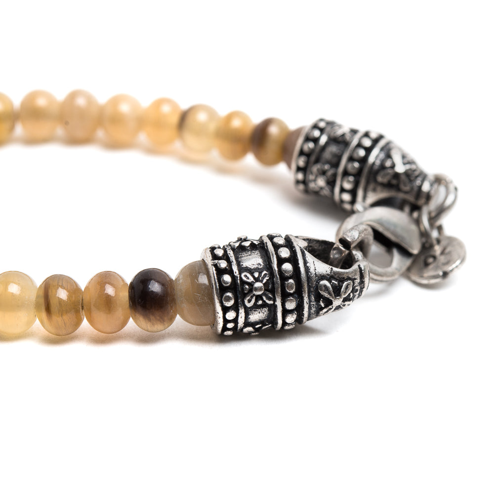 D'AMICO Bracciale Perle Corno Biondo