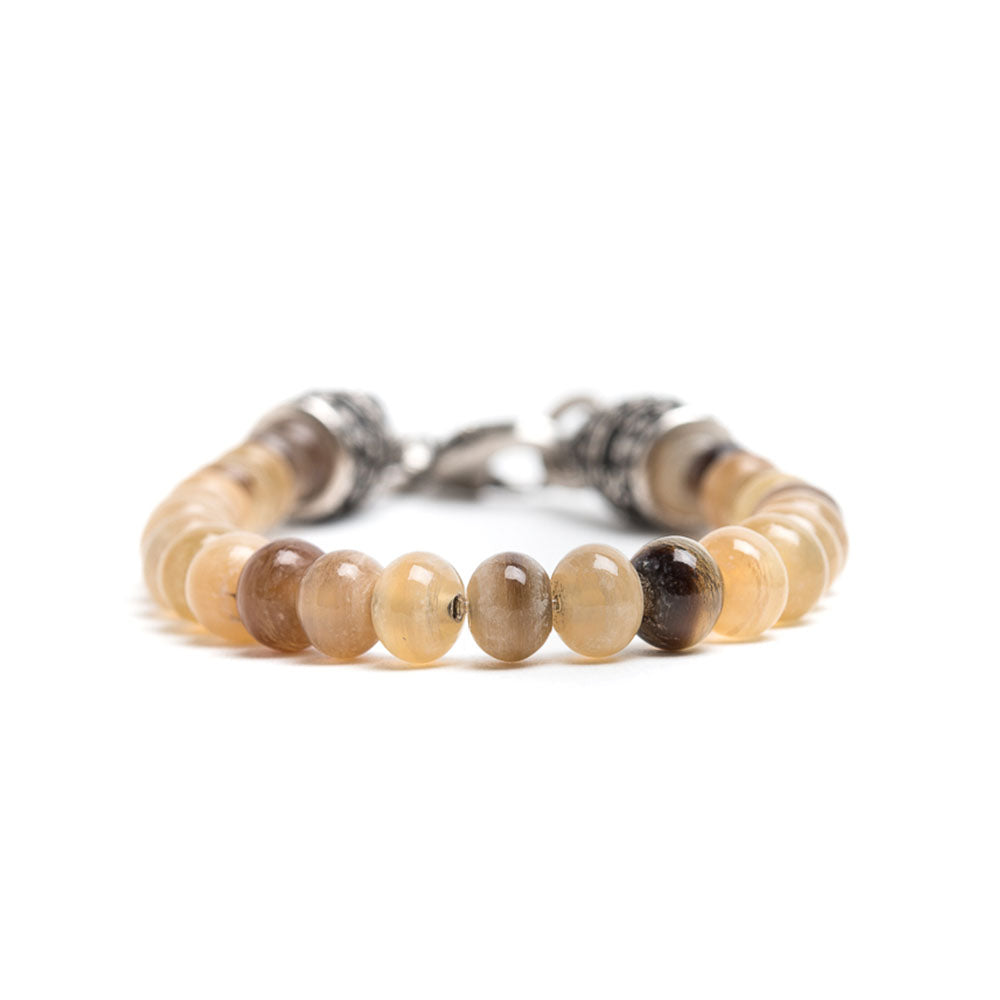 D'AMICO Bracciale Perle Corno Biondo