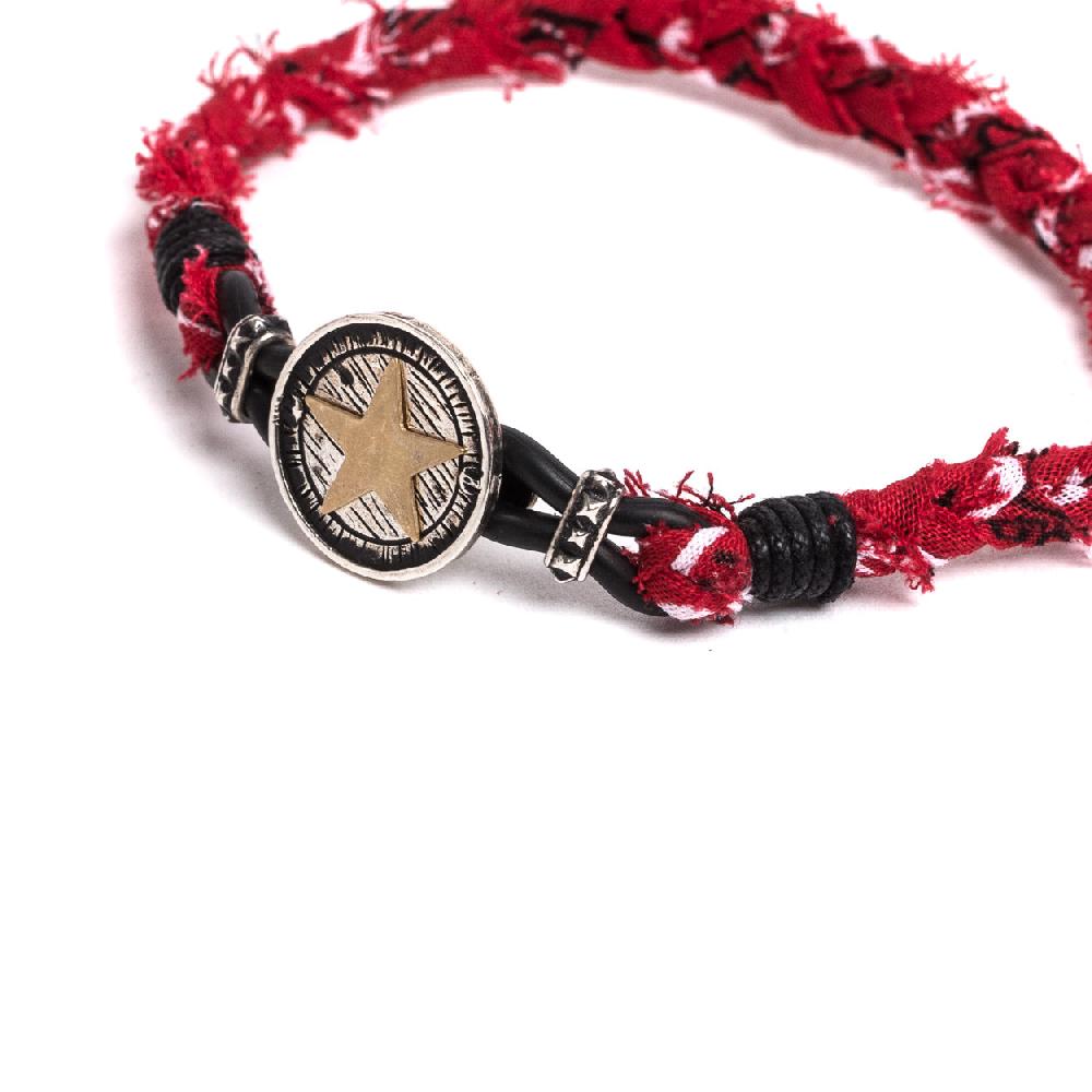 D'AMICO Bracciale Piastrina Stella + Bandana