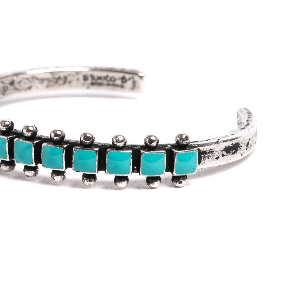 D'AMICO Bracciale Rigido Quadratini Laccati