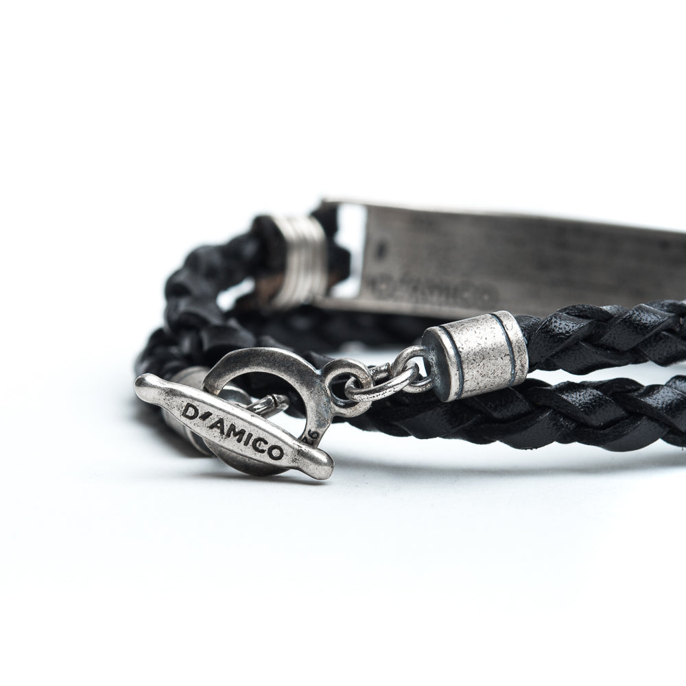 D'AMICO Bracciale Scooby + Placca Puntinata