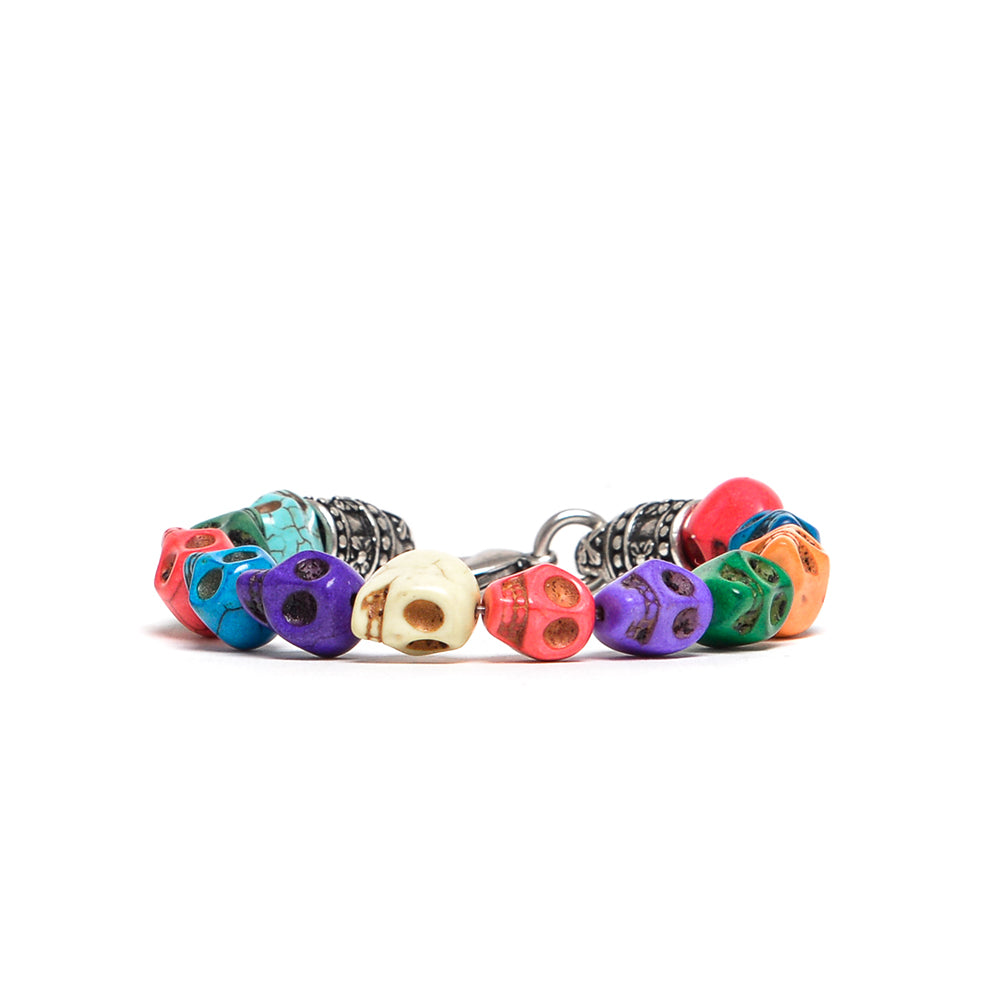 D'AMICO Bracciale Teschi Aulite Multicolor