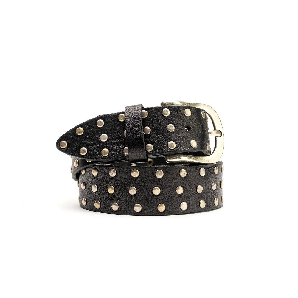 D'AMICO Cintura Cuoio Borchiato