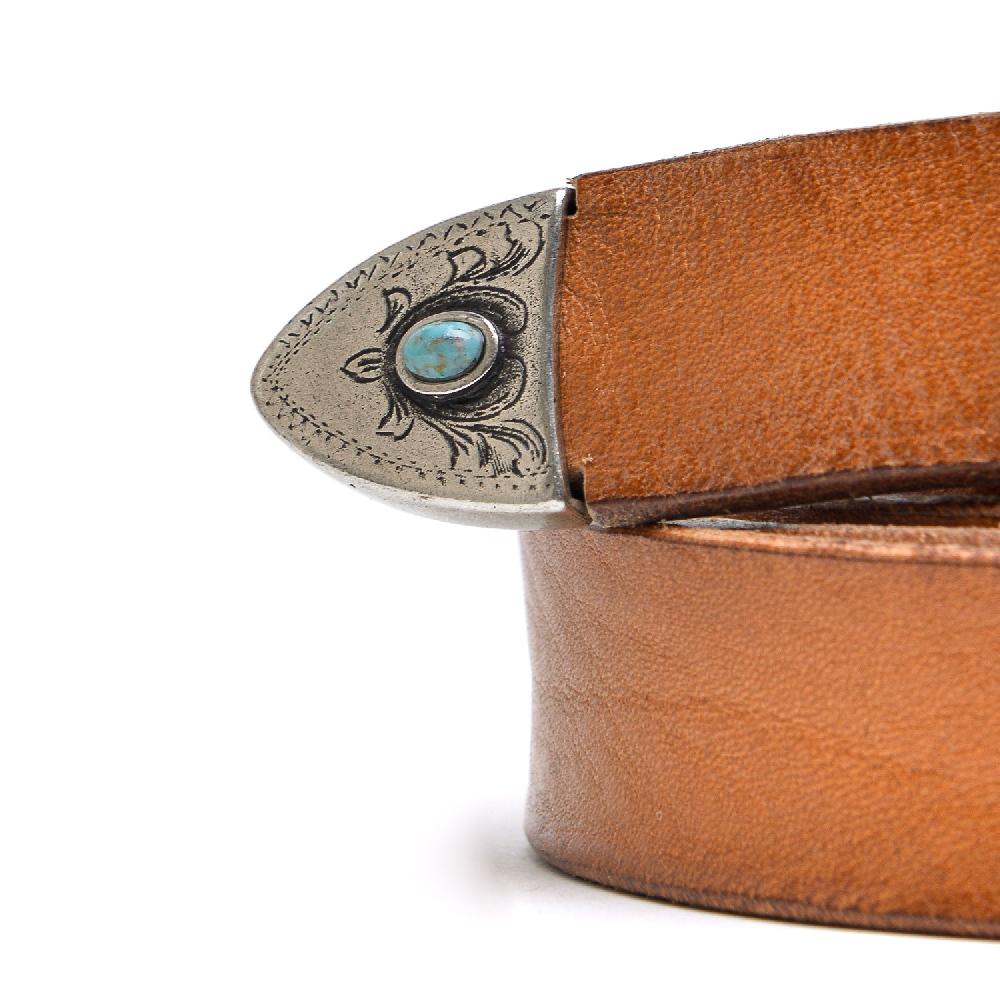 D'AMICO Cintura Cuoio Morbidone Tris Texas