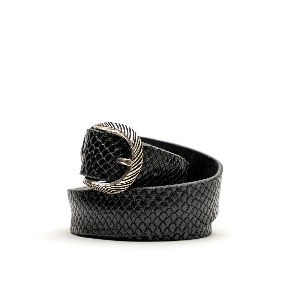 D'AMICO Cintura Cuoio Stampa Pitone