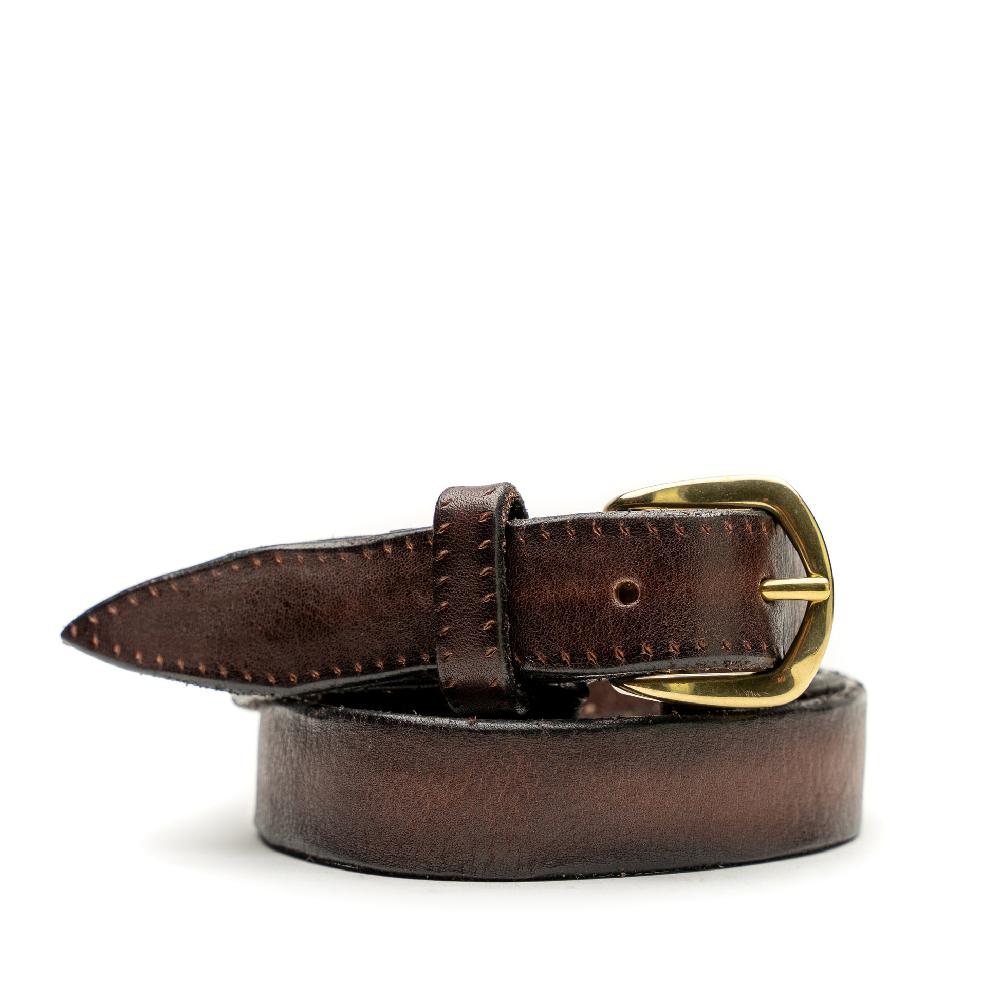 D'AMICO Cintura Cuoio Tinto Cerato