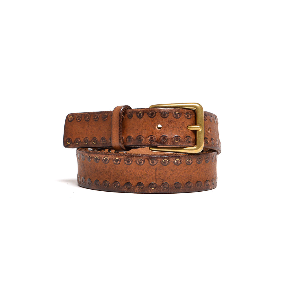 D'AMICO Cintura Cuoio Tinto Lavato + Vele