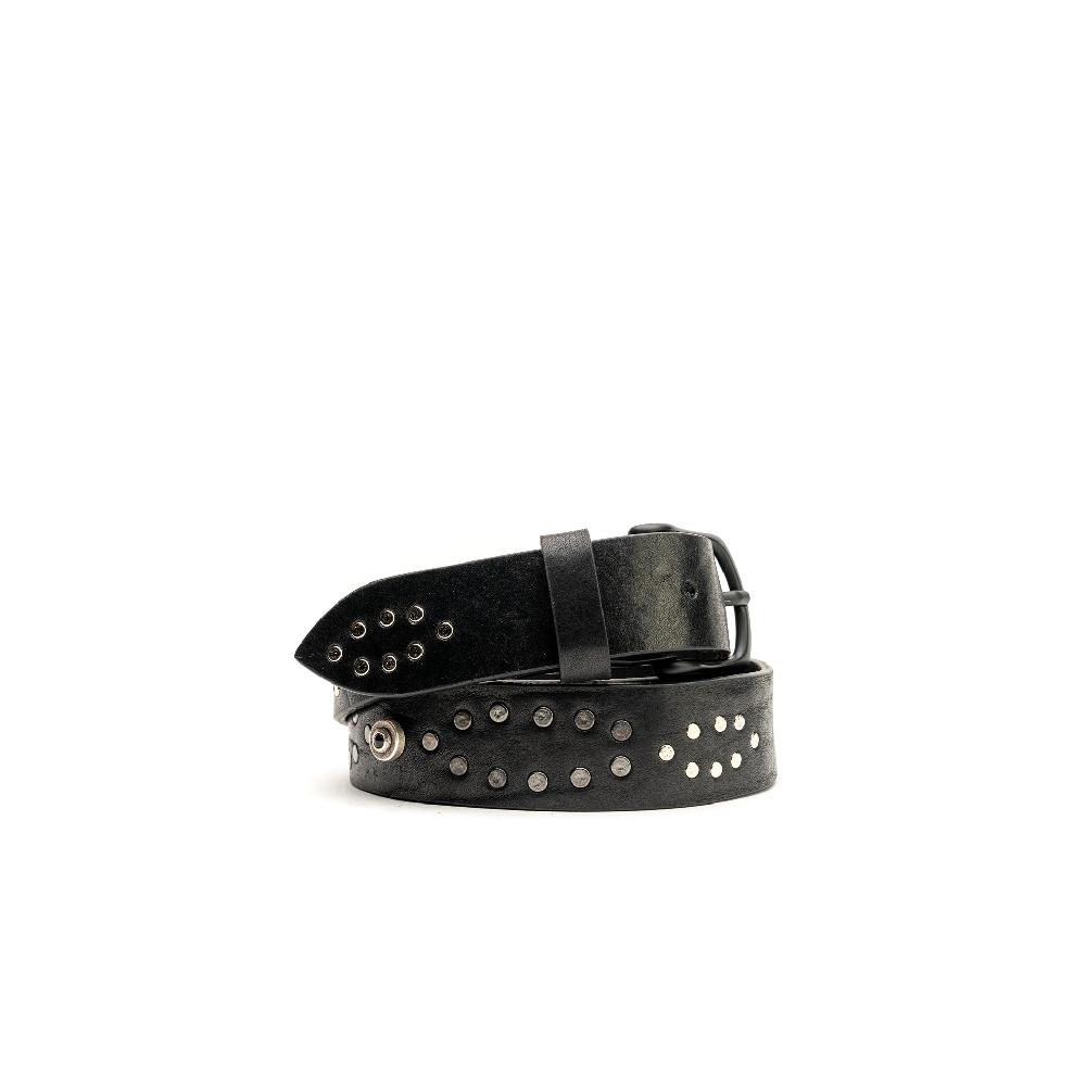 D'AMICO Cintura Cuoio Vintage Borchiato