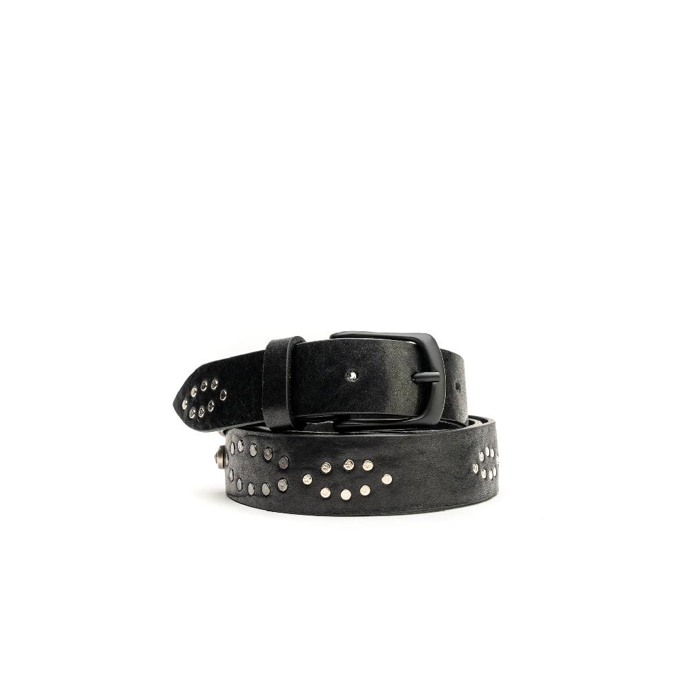 D'AMICO Cintura Cuoio Vintage Borchiato