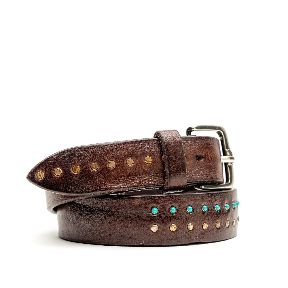 D'AMICO Cintura Cuoio Vintage Brown Sfumato