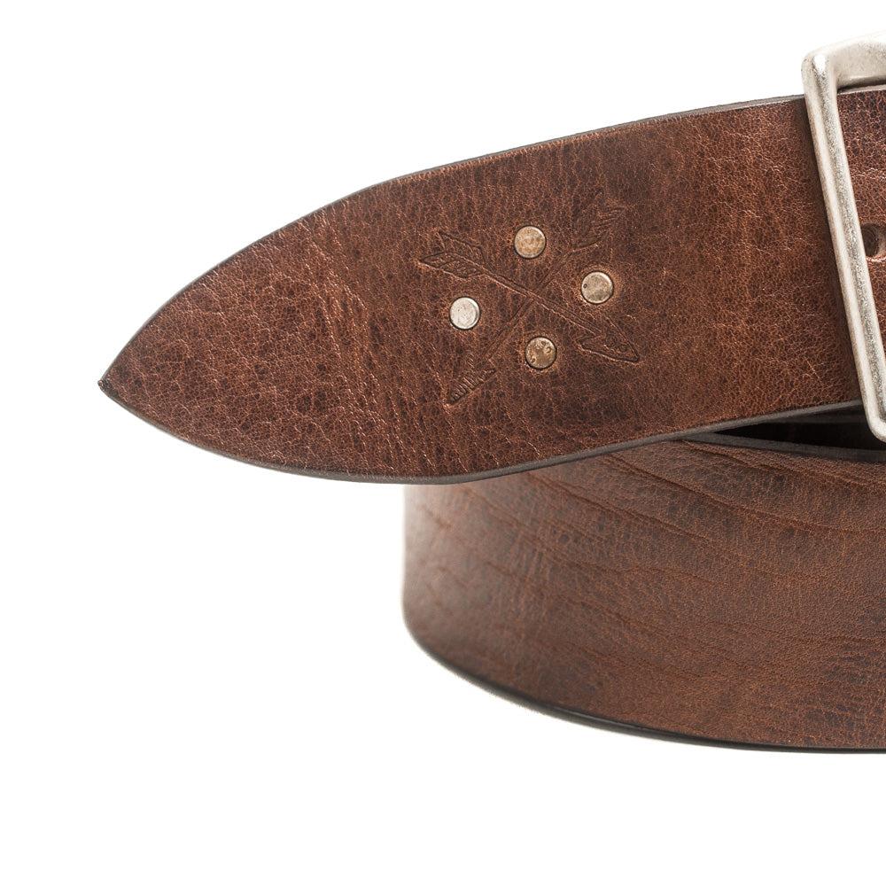 D'AMICO Cintura Cuoio Vintage Frecce + Borchie