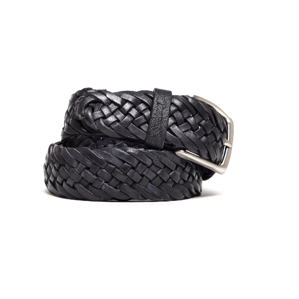 D'AMICO Cintura Intrecciata Nera