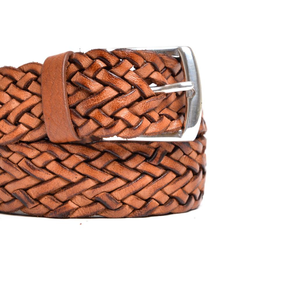 D'AMICO Cintura Intreccio Cuoio Bufalo