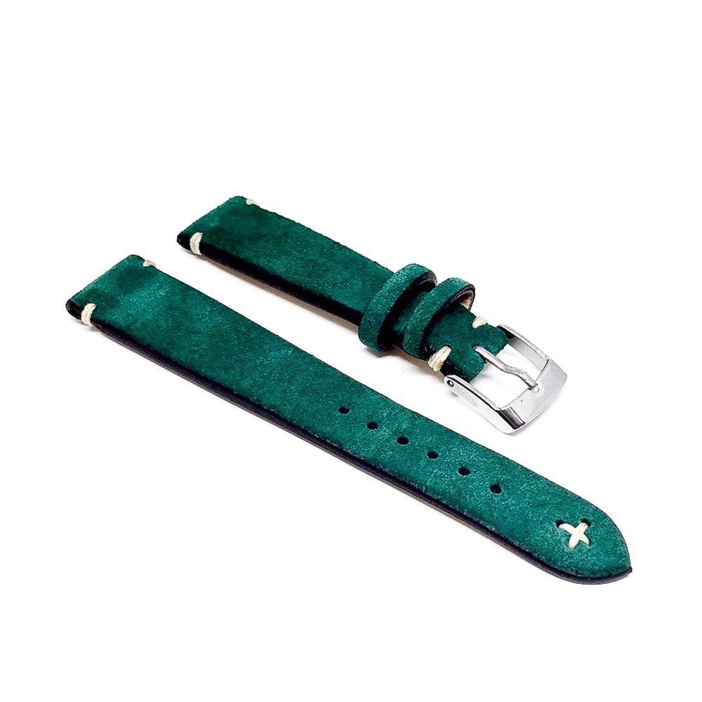 D'AMICO Cinturino Scamosciato Verde Smeraldo