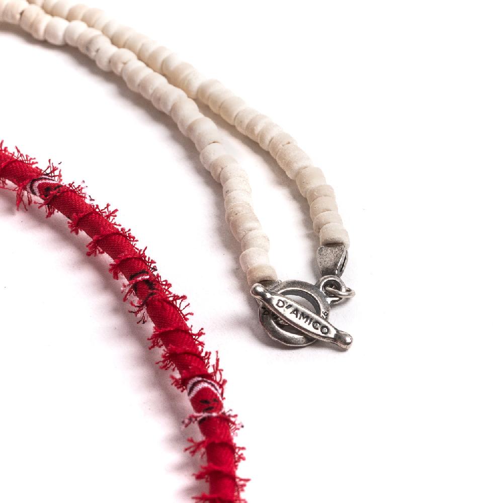D'AMICO Collana Cocco White + Bandana