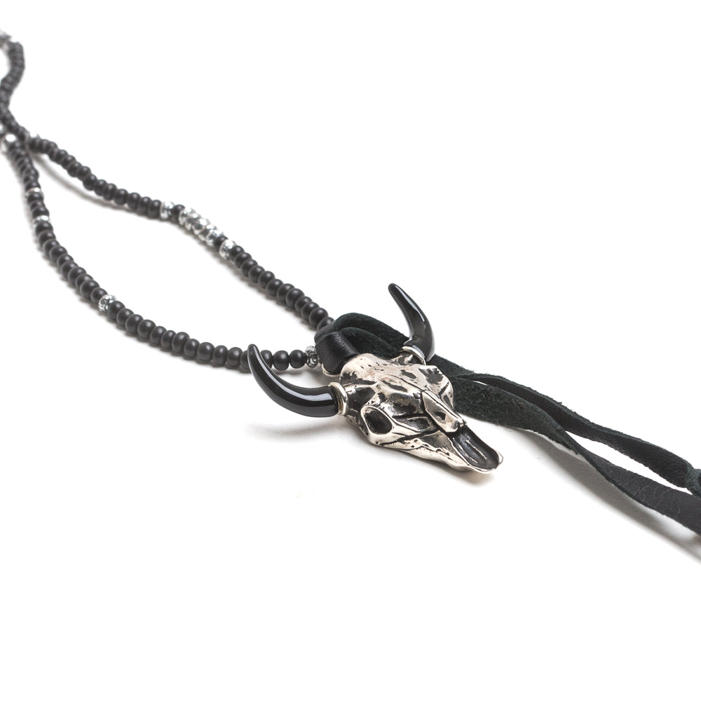 D'AMICO Collana Corno + Teschio Bufalo