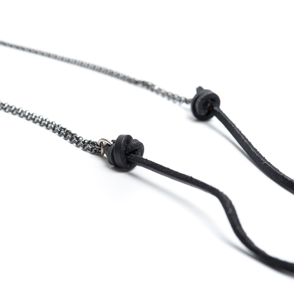 D'AMICO Collana Cuoio + Serpente