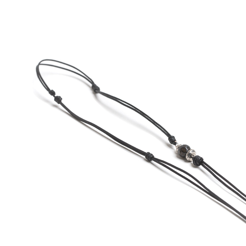 D'AMICO Collana Filo + Corno + Croce Latina