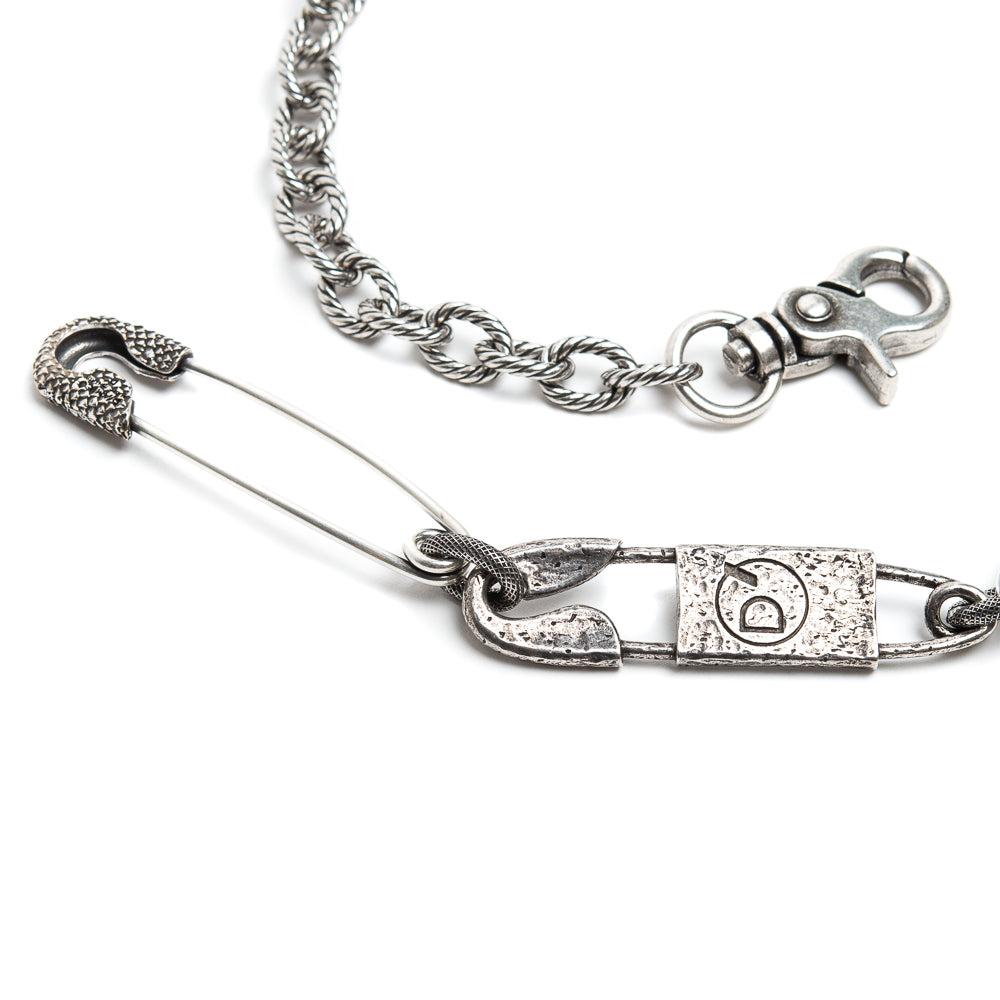 D'AMICO Portachiavi Catena + 3 Spille Da Balia