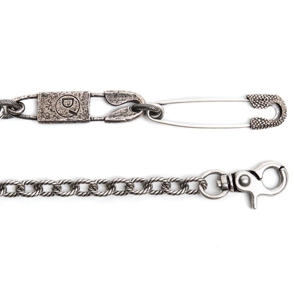 D'AMICO Portachiavi Catena + 3 Spille Da Balia