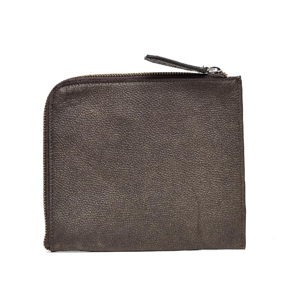 D'AMICO Portafoglio Zip Bustina A "L" Testa Moro