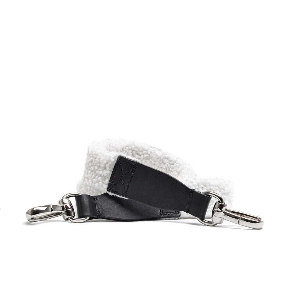 D'AMICO Tracolla Pelo Ecologico - Eco Montone - Bianco