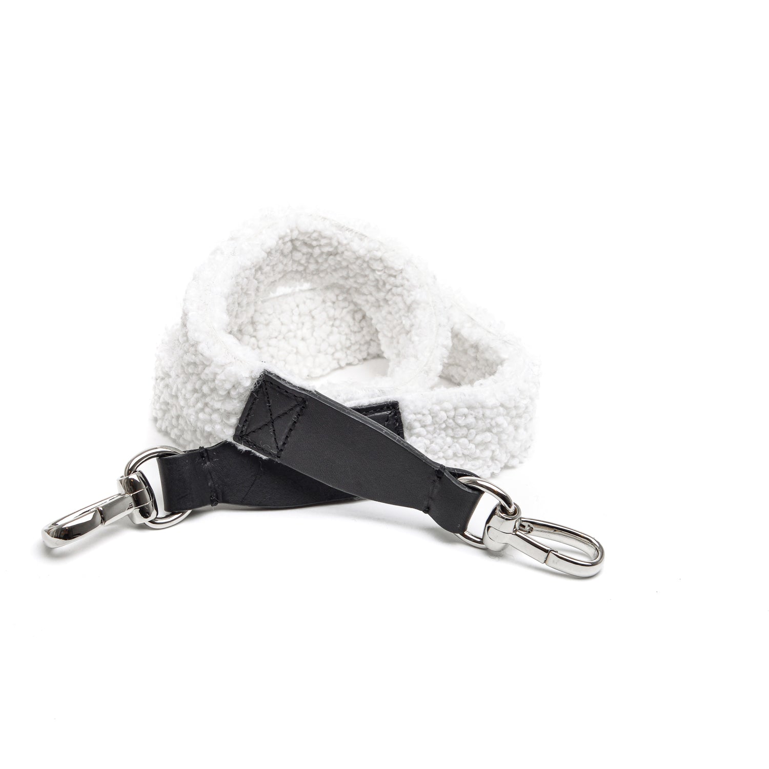 D'AMICO Tracolla Pelo Ecologico - Eco Montone - Bianco