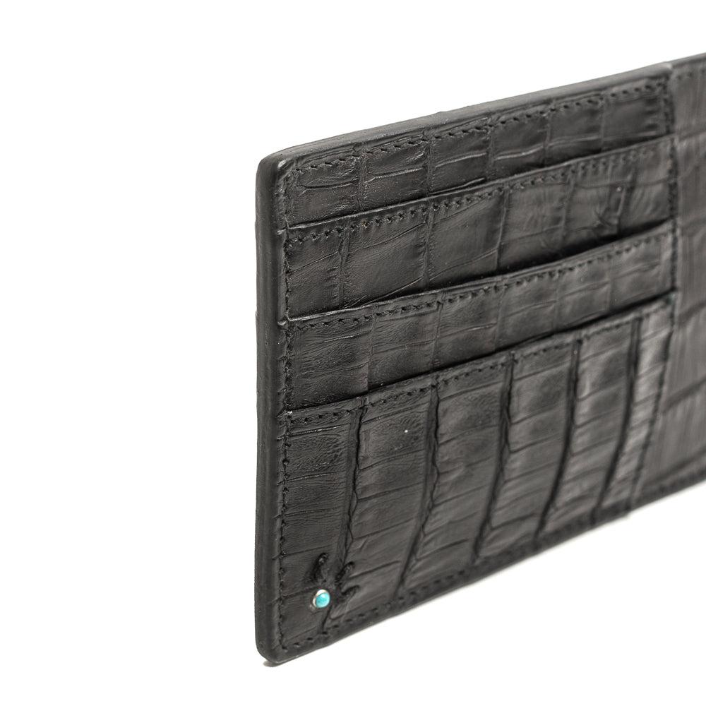 D'AMICO Portacarte Di Credito Varticale Coccodrillo