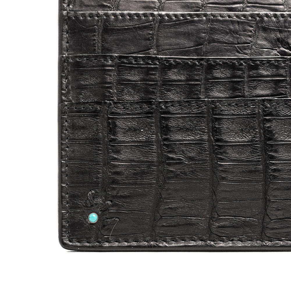 D'AMICO Portacarte Di Credito Varticale Coccodrillo